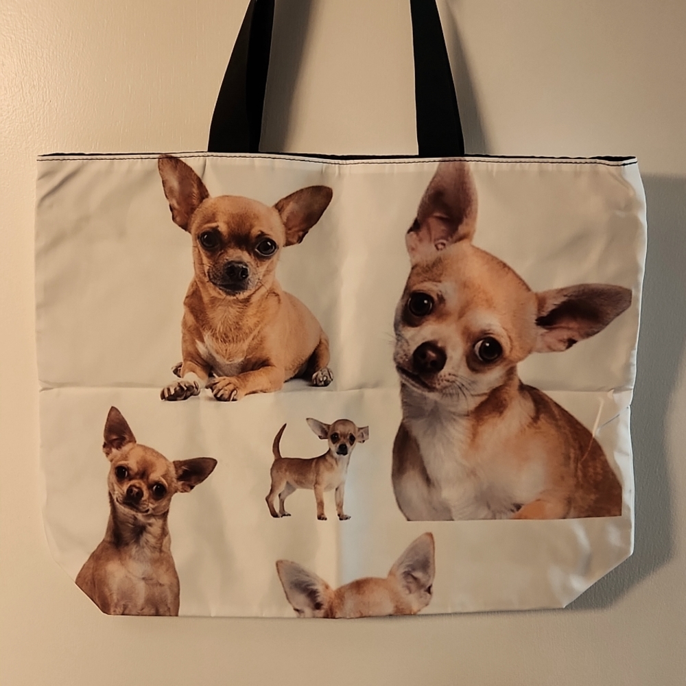 NEW- Tote Bag, Storage Bag- Dog - CHIHUAHUAS